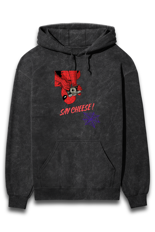 Say Cheese Spiderman Oversized Hoodie