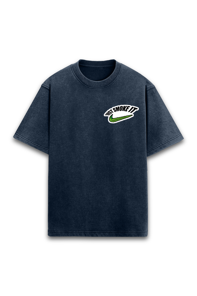 Go Green Oversized Acid Washed T-shirt