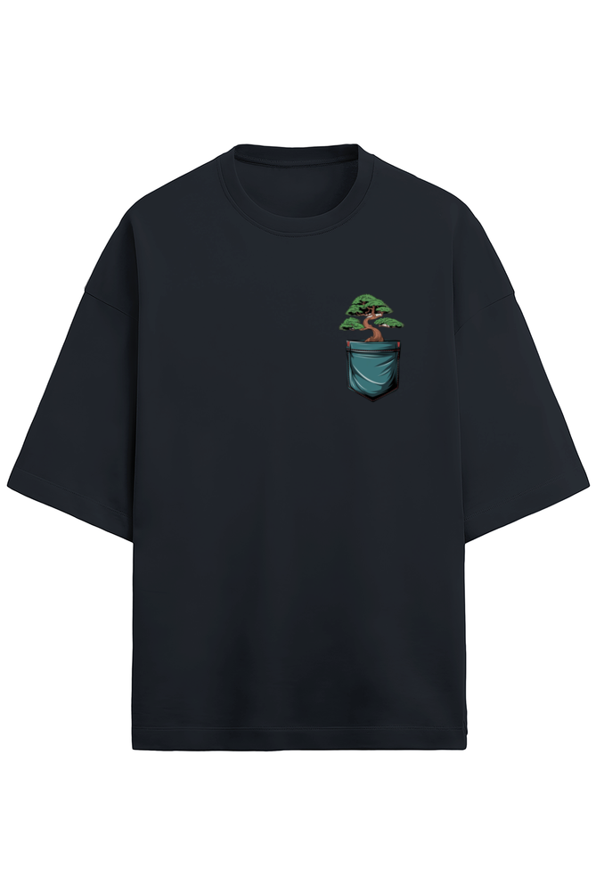 Pocket Bonsai Bliss Oversized T-shirt