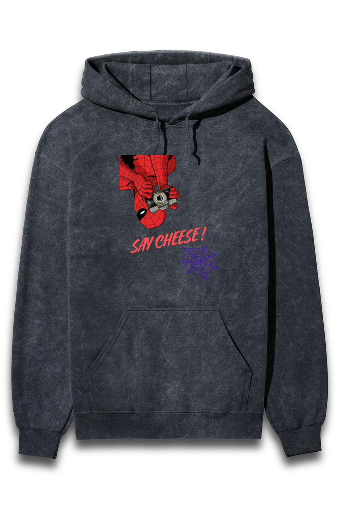 Say Cheese Spiderman Oversized Hoodie