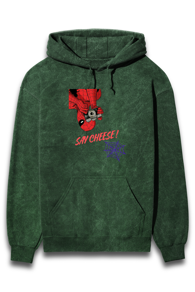 Say Cheese Spiderman Oversized Hoodie